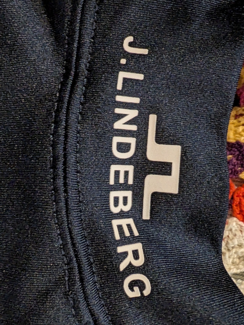 J. Lindeberg Thermal Long Sleeve Top - Navy - Picture 5 of 6